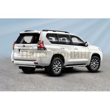 Защита заднего бампера d57 короткая Toyota LC PRADO J120 2017-2020 Защита заднего бампера d57 короткая Toyota LC PRADO J120 2017-2020