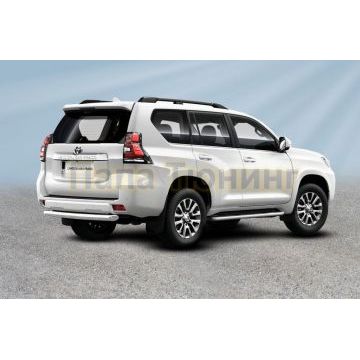 Защита заднего бампера d76 короткая Toyota LC PRADO J120 2017-2020 Защита заднего бампера d76 короткая Toyota LC PRADO J120 2017-2020
