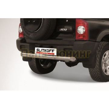 Защита заднего бампера d76 короткая ТагАз TAGER 5 doors 2008-2012