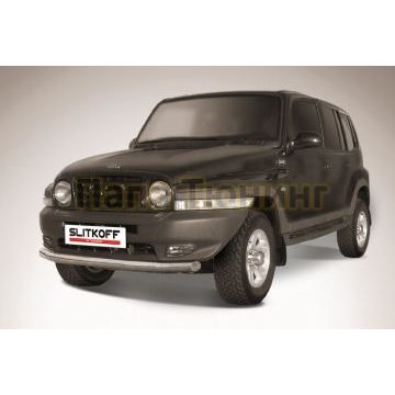 Защита переднего бампера d76 ТагАз TAGER 5 doors 2008-2012