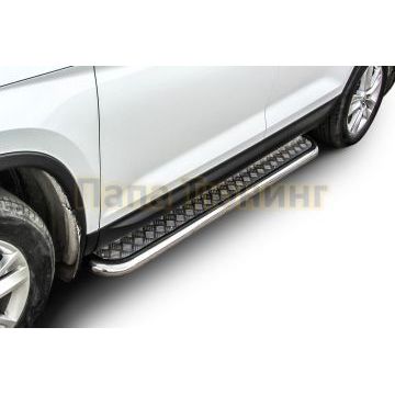 Защита порогов D57 с листо Skoda Kodiaq 2016- Защита порогов D57 с листо Skoda Kodiaq 2016-