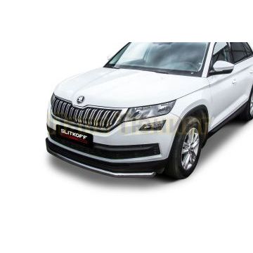 Защита переднего бампера D5 Skoda Kodiaq 2016- Защита переднего бампера D5 Skoda Kodiaq 2016-