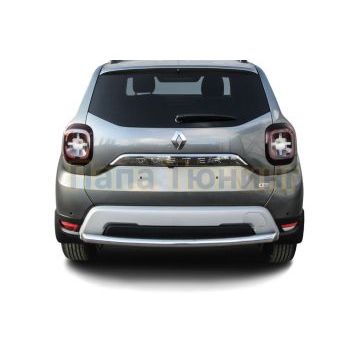 Защита заднего бампера d57 Renault Duster 2021-