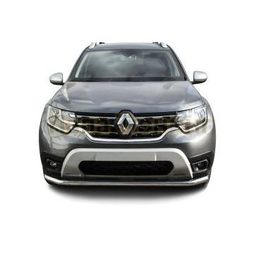 Защита переднего d57 бампер Renault Duster 2021-
