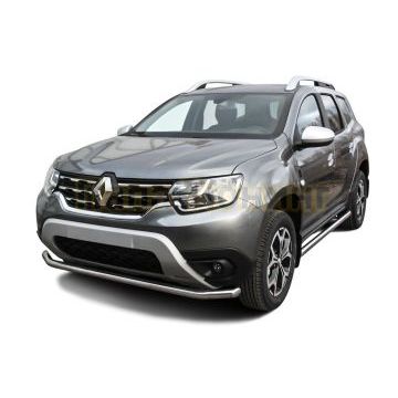 Защита переднего d57 бампер Renault Duster 2021-