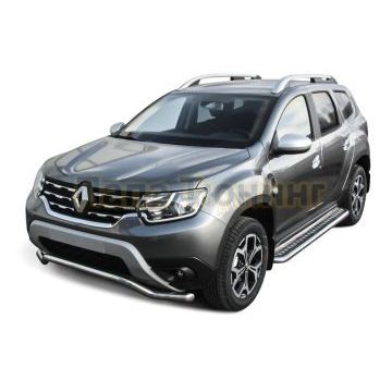 Защита переднего d57 бампера "волна Renault Duster 2021-