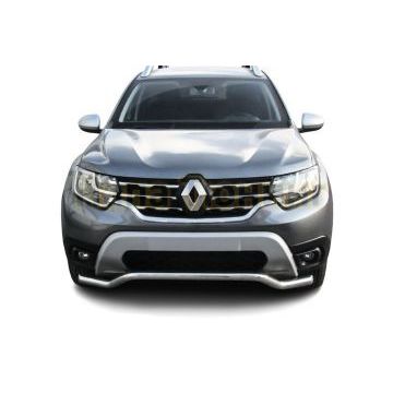 Защита переднего d57 бампера "волна Renault Duster 2021-