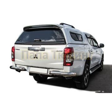 Уголки d76, без бампера Mitsubishi L-200 2018- Уголки d76, без бампера Mitsubishi L-200 2018-