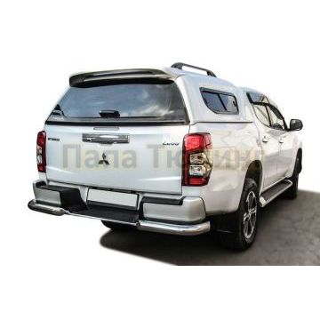 Уголки d76, с бампером Mitsubishi L-200 2018-