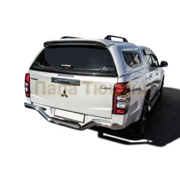 Защита заднего бампера d76 "волна" с проступью, без бампера Mitsubishi L-200 2018- Защита заднего бампера d76 "волна" с проступью, без бампера Mitsubishi L-200 2018-