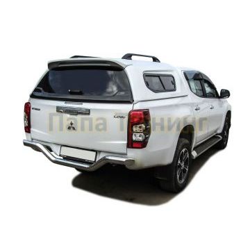 Защита заднего бампера d76 "волна", без бампера Mitsubishi L-200 2018-