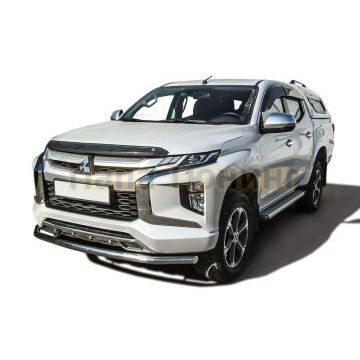 Защита переднего бампера d57 Mitsubishi L-200 2018- Защита переднего бампера d57 Mitsubishi L-200 2018-