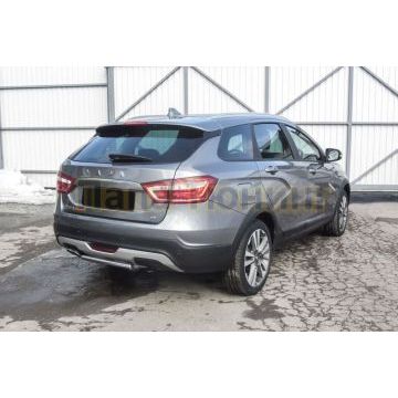 Защита заднего бампера d42 короткая Lada VESTA SW CROSS 2015- Защита заднего бампера d42 короткая Lada VESTA SW CROSS 2015-