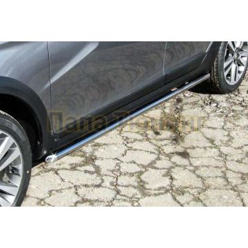 Защита порогов d42 труба Lada VESTA SW CROSS 2015- Защита порогов d42 труба Lada VESTA SW CROSS 2015-