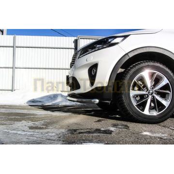 Защита переднего бампера D57 Kia SORENTO Prime 2017-2020
