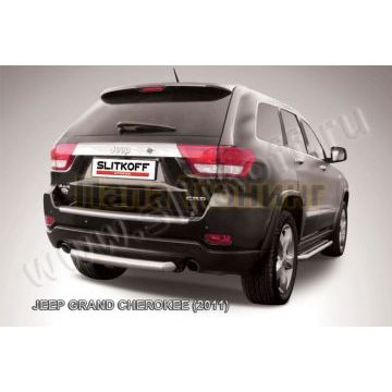 Защита заднего бампера d76 короткая Jeep Grand Cherokee 2010-2013