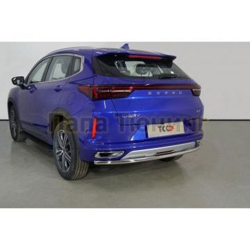 Защита задняя 42,4 мм ТСС для Exeed LX 1.5L Turbo 2WD 2022-
