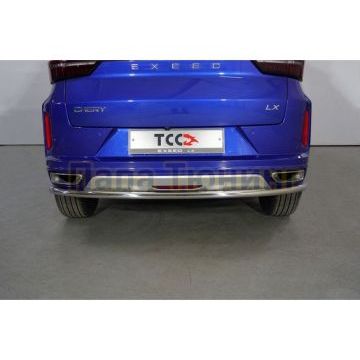 Защита задняя 42,4 мм ТСС для Exeed LX 1.5L Turbo 2WD 2022-
