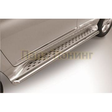 Защита штатного порога d57 Haval H9 2017-2024 Защита штатного порога d57 Haval H9 2017-2024