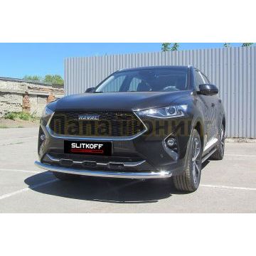 Защита переднего бампера d57 Haval F7/F7X 2019-2022