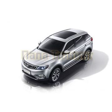 Защита штатного порога d57 Geely Atlas 2016-2024