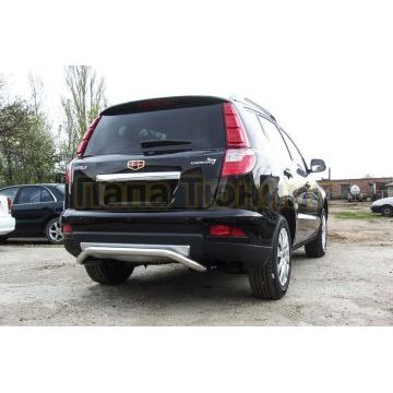 Защита заднего бампера d57 "скоба" Geely Emgrand X7 2016-2019