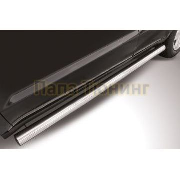 Пороги d76 труба Geely Emgrand X7 2016-2019 Пороги d76 труба Geely Emgrand X7 2016-2019