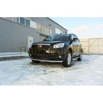 Защита переднего бампера d57 Geely Emgrand X7 2016-2019