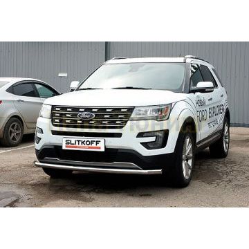 Защита переднего бампера d57 Ford EXPLORER 2017-