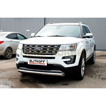 Защита переднего бампера d76 Ford EXPLORER 2015-2018 Защита переднего бампера d76 Ford EXPLORER 2015-2018