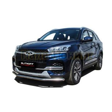 Защита переднего бампера D57 Chery TIGGO 8 2018-