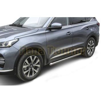 Защита порогов d76 труба Chery TIGGO 7 PRO 2020- Защита порогов d76 труба Chery TIGGO 7 PRO 2020-
