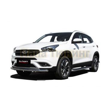 Защита переднего бампера d57 Chery TIGGO 7 2016-