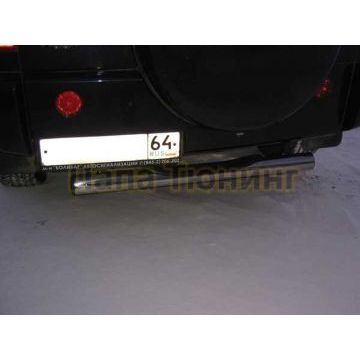 Защита заднего бампера d76 с проступями Chery TIGGO 2005-2013