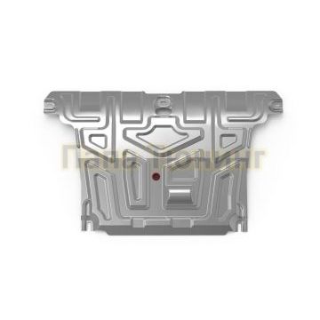 Защита картера + КПП Алюминий АвтоБРОНЯ Hyundai Creta, V - 1.6; 2.0 2016-2021