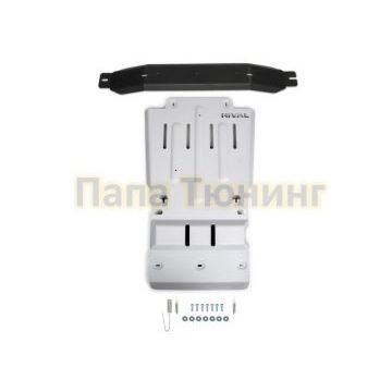 Защита КПП + РК Алюминий RIVAL Toyota Tacoma, V - 3.5 2015-