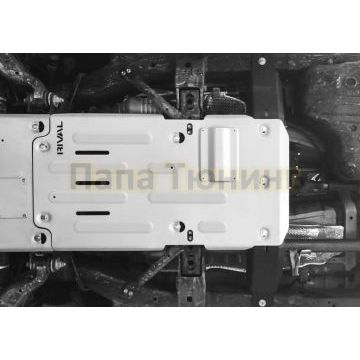 Защита КПП + РК Алюминий RIVAL Toyota 4Runner, V - 4.0 2013-