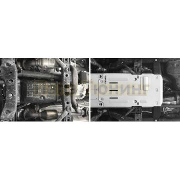 Защита КПП + РК Алюминий RIVAL Toyota 4Runner, V - 4.0 2013-