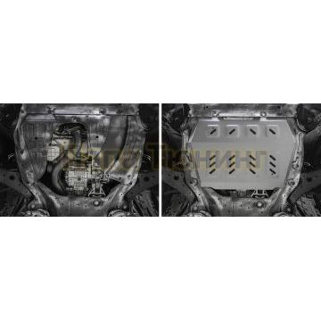 Защита картера + КПП Алюминий RIVAL Changan UNI-K, V - 2.0 2020-