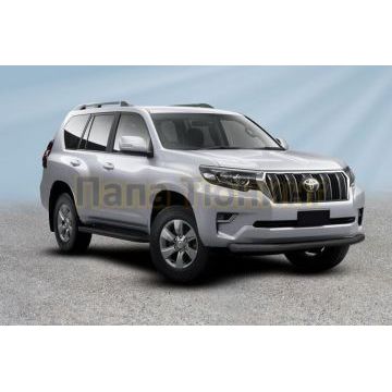 Защита переднего бампера d76 черная Toyota Land Cruiser Prado 150 2017-2020 Защита переднего бампера d76 черная Toyota Land Cruiser Prado 150 2017-2020