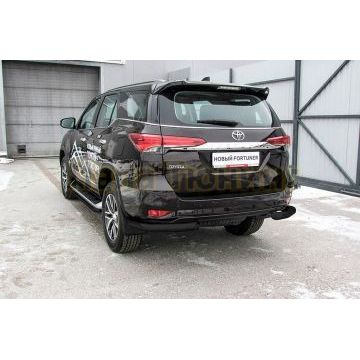 Уголки d76 черные Toyota FORTUNER II ПОКОЛЕНИЕ 2015- Уголки d76 черные Toyota FORTUNER II ПОКОЛЕНИЕ 2015-