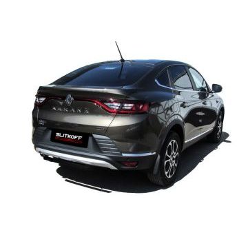 Защита заднего бампера D42 черная Renault ARKANA 2019- Защита заднего бампера D42 черная Renault ARKANA 2019-