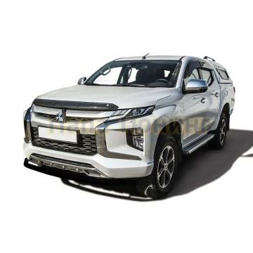 Защита переднего бампера d57 черная Mitsubishi L-200 2018- Защита переднего бампера d57 черная Mitsubishi L-200 2018-