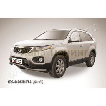 Защита переднего бампера d57 "волна" черная Kia SORENTO 2009-2012 Защита переднего бампера d57 "волна" черная Kia SORENTO 2009-2012