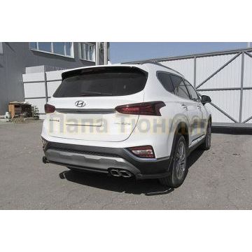 Уголки d57 черные Hyundai SANTA-FE 2018-2021 Уголки d57 черные Hyundai SANTA-FE 2018-2021