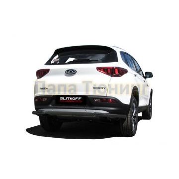 Уголки d57 черные CHERY TIGGO 7 2016-