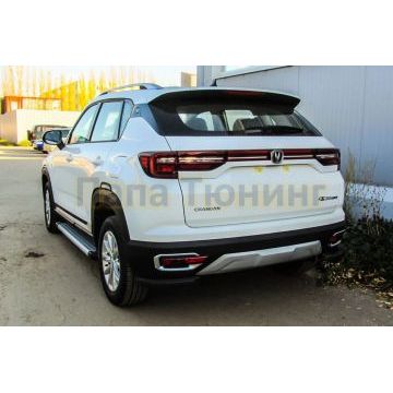 Уголки d57 черные Changan CS35 PLUS 2018-2023