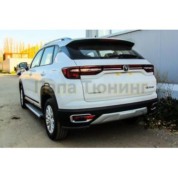 Уголки d42 черные Changan CS35 PLUS 2018-2023