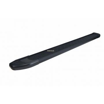 Пороги алюминиевые "Standart Black" 1800 черные Slitkoff для Mitsubishi L-200 2018-