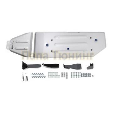 Защита топливного бака Алюминий RIVAL для Toyota Tacoma, V - 2.7 2012-2019/Toyota Tacoma, V - 3.5 2019-